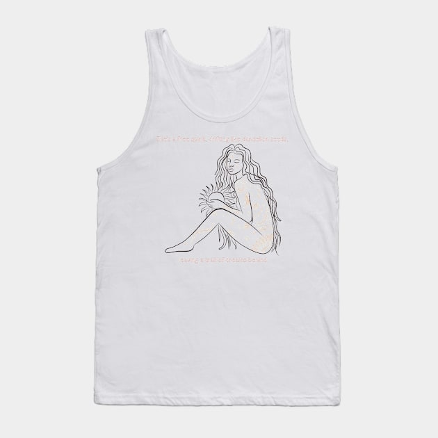 Free Spirit Boho Female Tee! Tank Top by SocietyTwentyThree